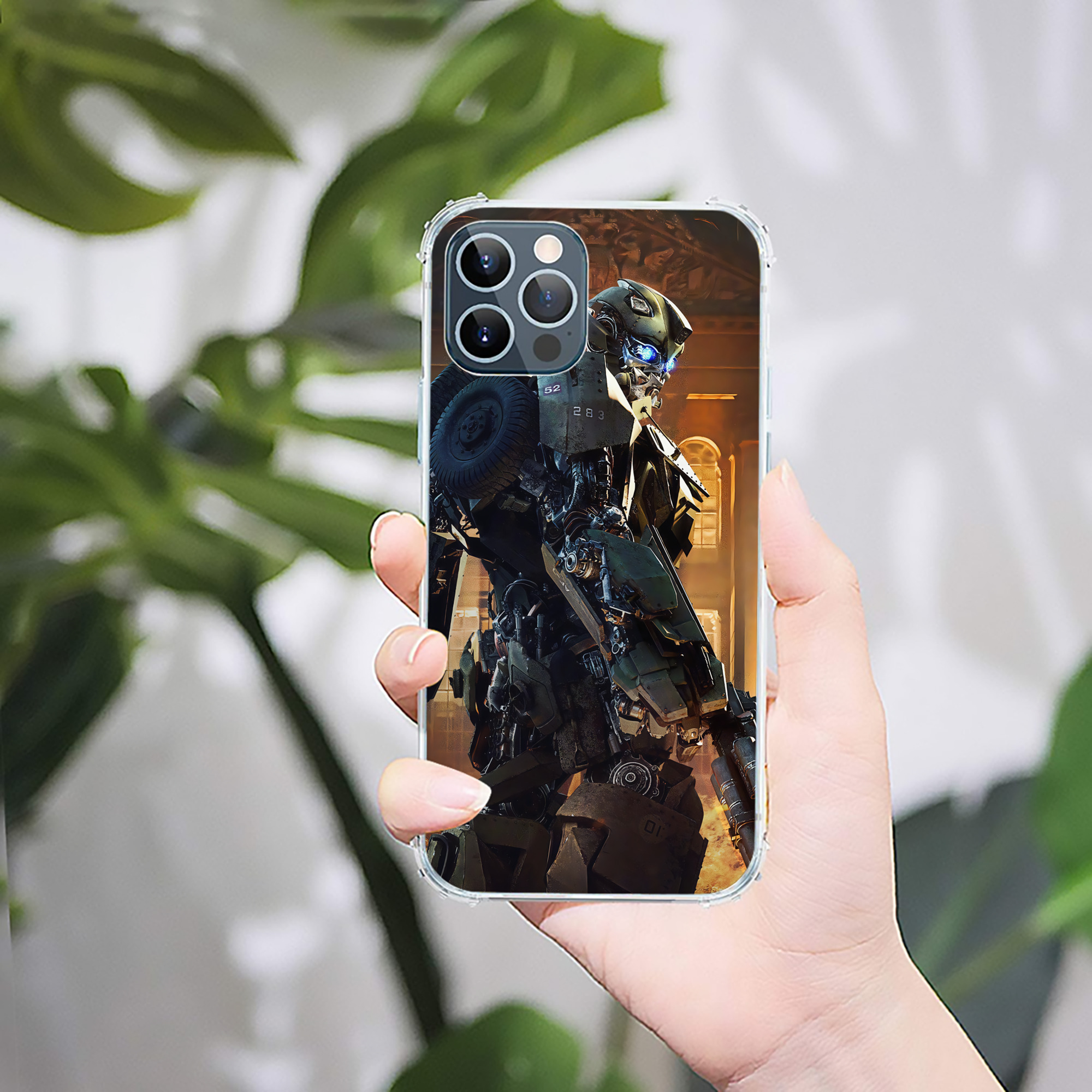 （画像用） Transformers トランスフォーマー 【iPhone 12シリーズ対応】透明スマホケース（クリアソフトケース）